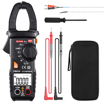 TACKLIFE CM02A, Digitale Stromzange inkl. Batterien (evtl. tiefentladen)
